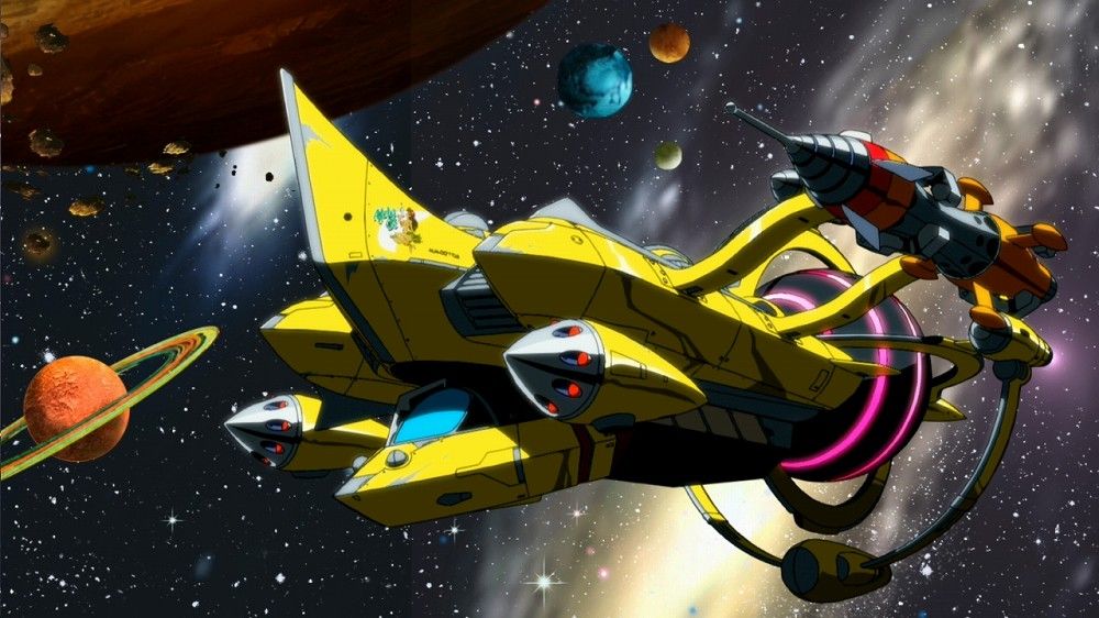 Aloha Oe Space Dandy Anine spaceship