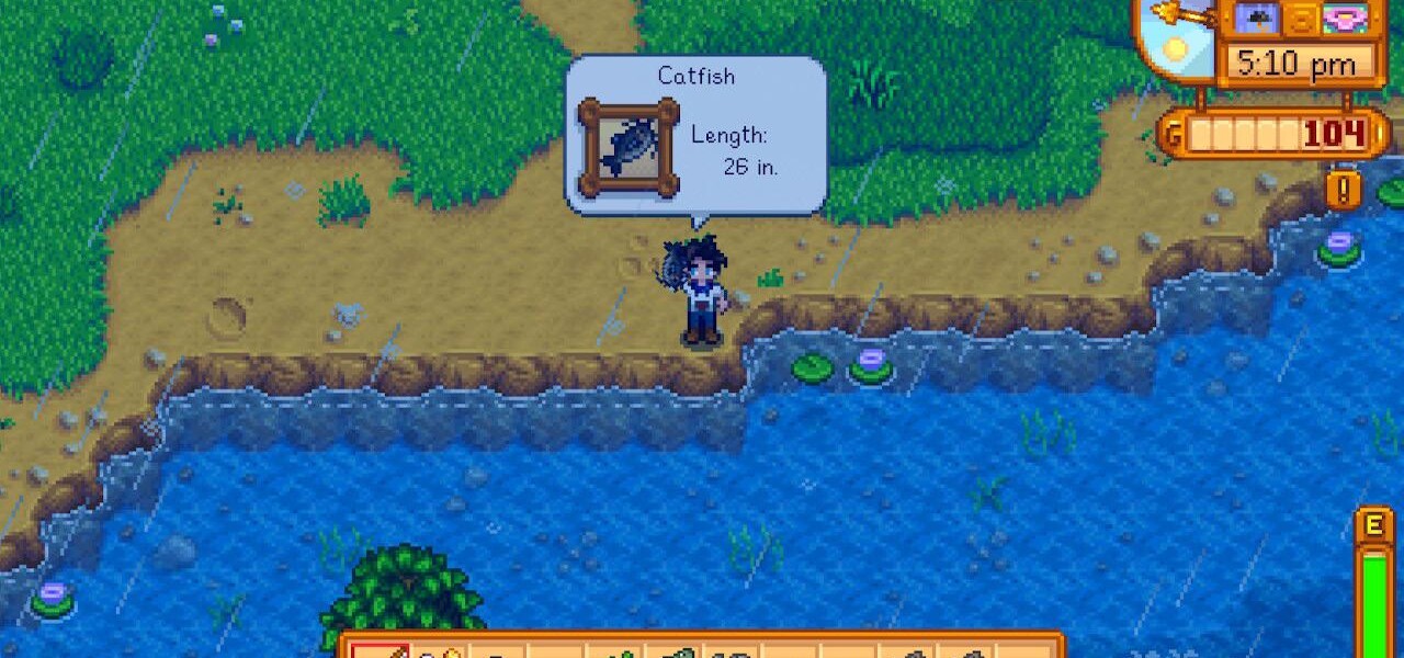 Sturgeon Fishing in Stardew Valley