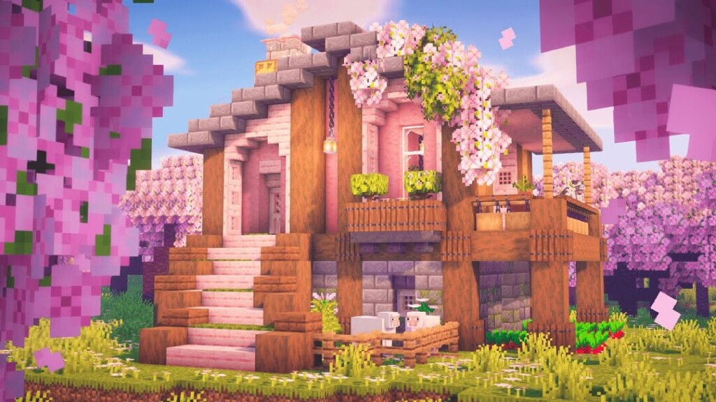 Cherry Blossom Build Minecraft