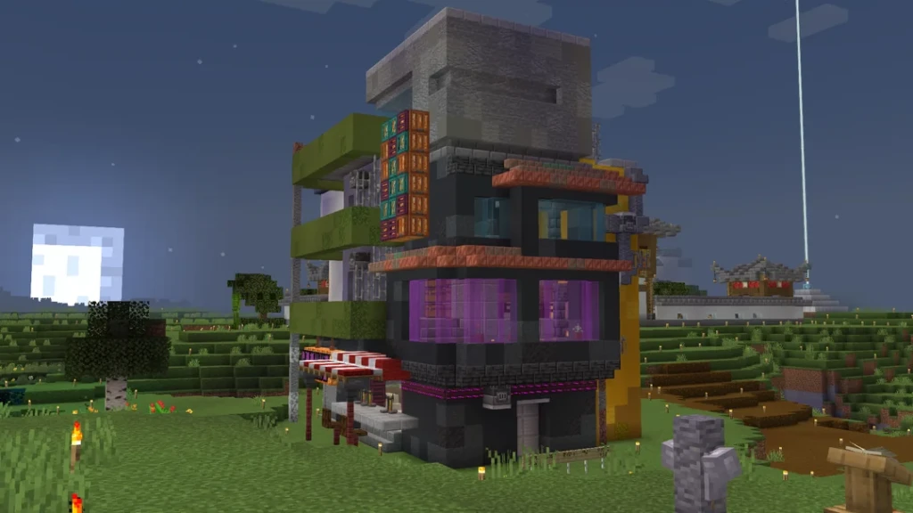 Cyberpunk House Minecraft