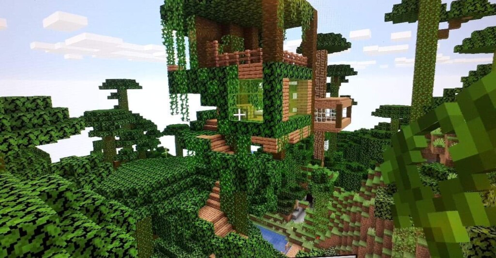 Epic Treehouse Builds Minecraft