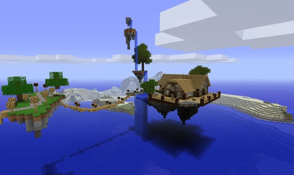 Floating Island Paradise Minecraft