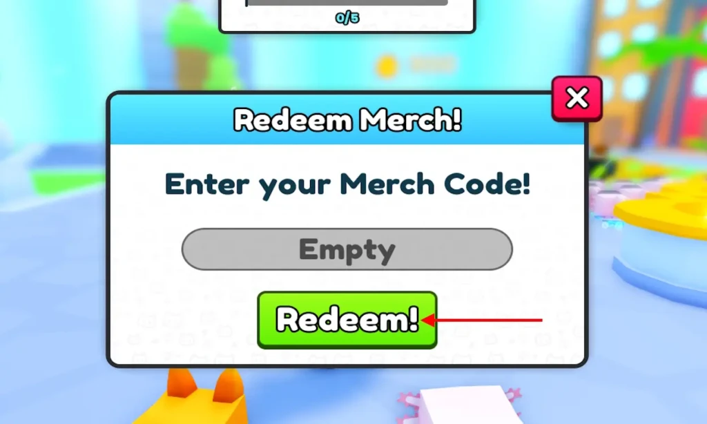 How to reedem pet simulator codes