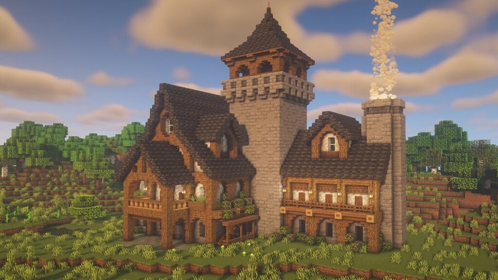 Medieval Castle House Minecraft