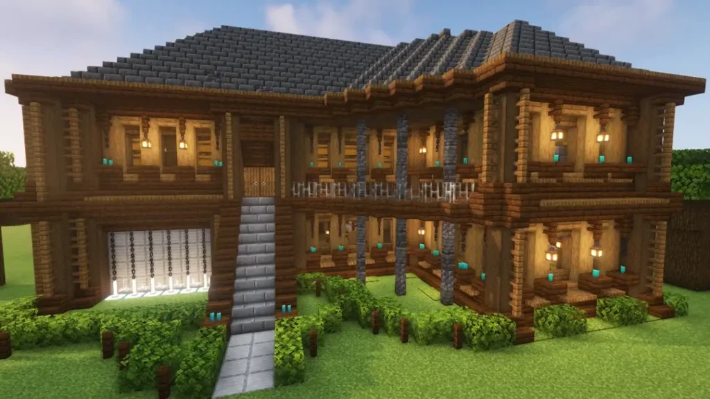 Minecraft Large Wooden House