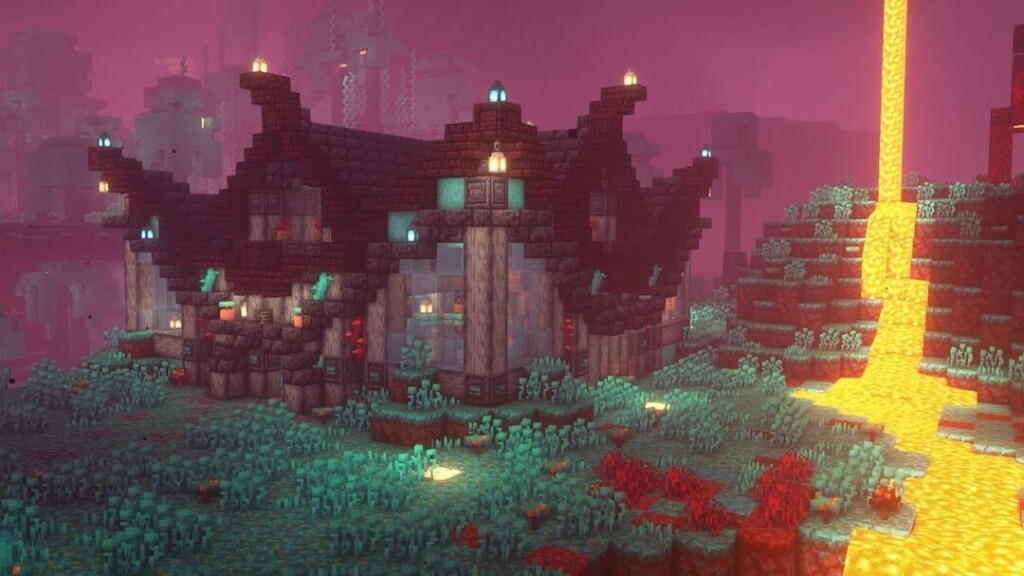 Nether themed Base