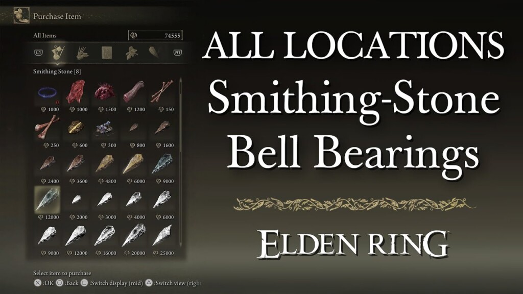 Type of smithing stone bell bearings