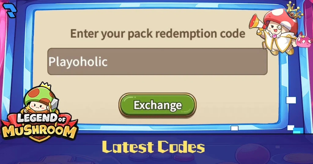 codes for legend of mushroom